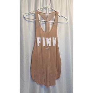 Victoria Secret Pink XS Racerback Tank Top - Salmon Color